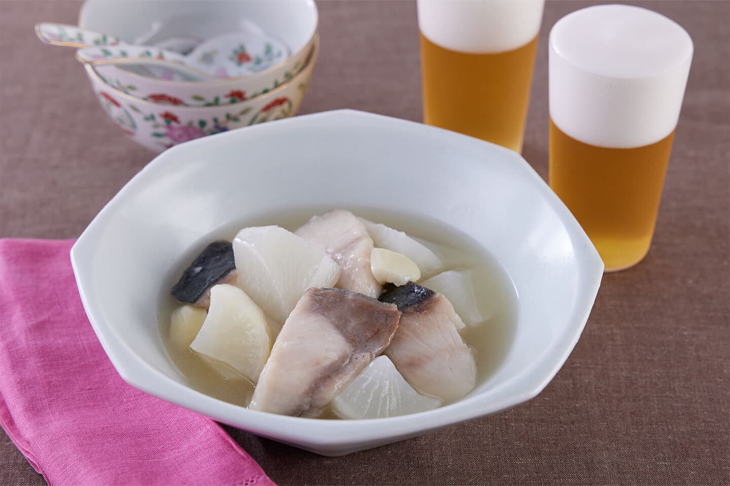 ぶりと大根のスープ煮