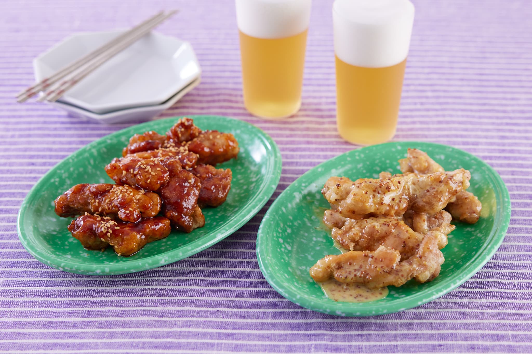 ヤンニョムチキン＆ハニーマスタード