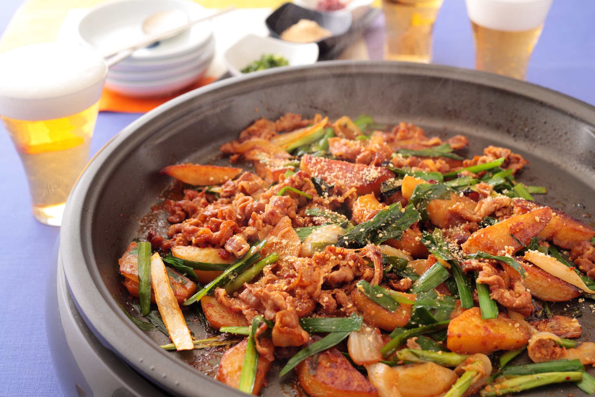 豚肉のプルコギ風炒め