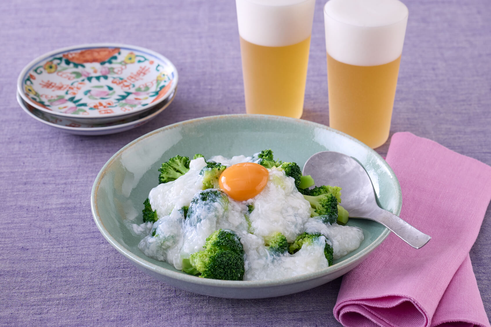 ブロッコリーのふわふわあんかけ