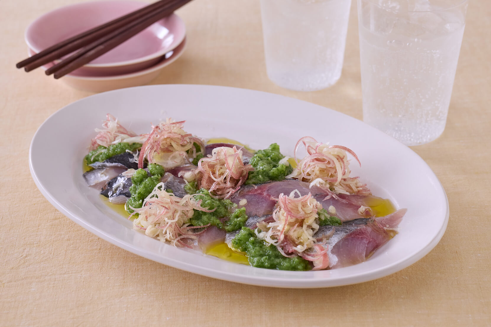 あじのカルパッチョ