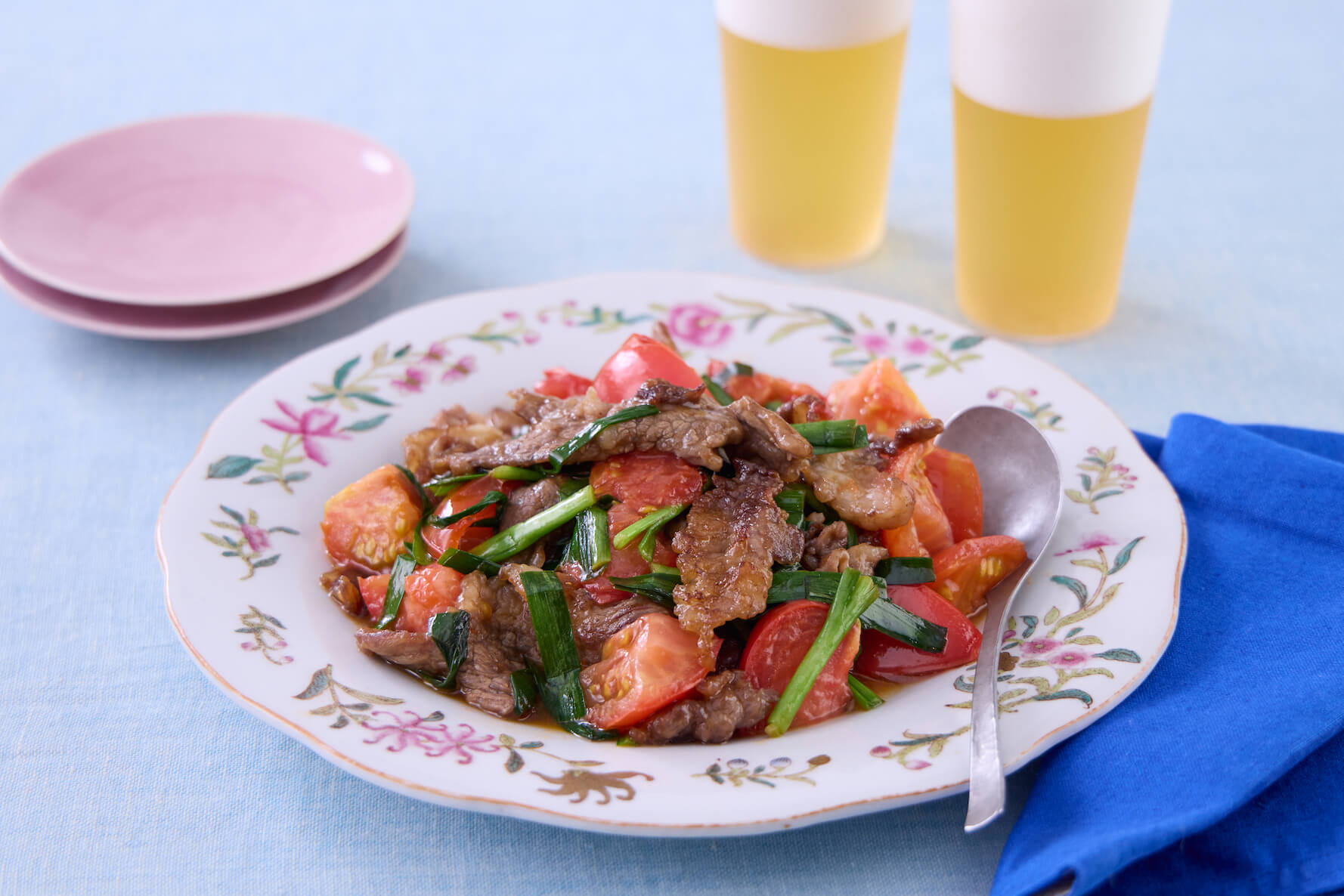 牛肉と夏野菜炒め