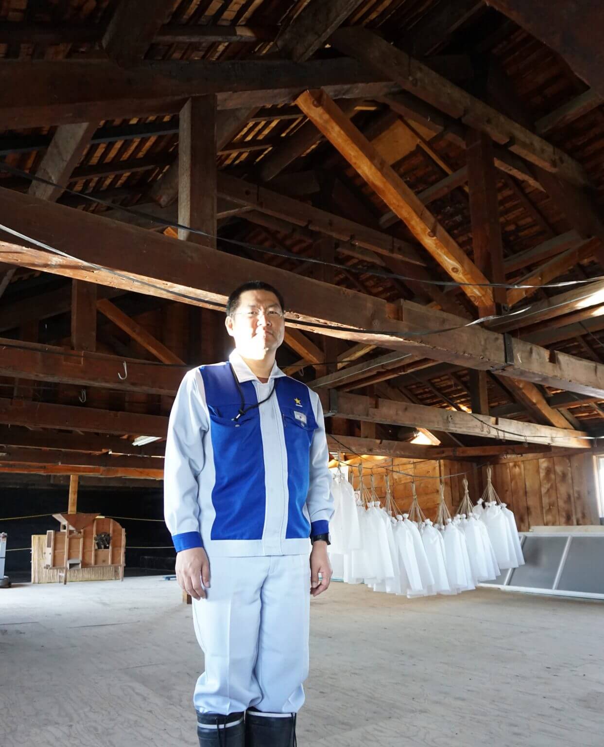 ホップを貯蔵する倉庫