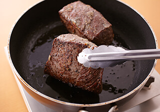 全体をこんがりと焼く