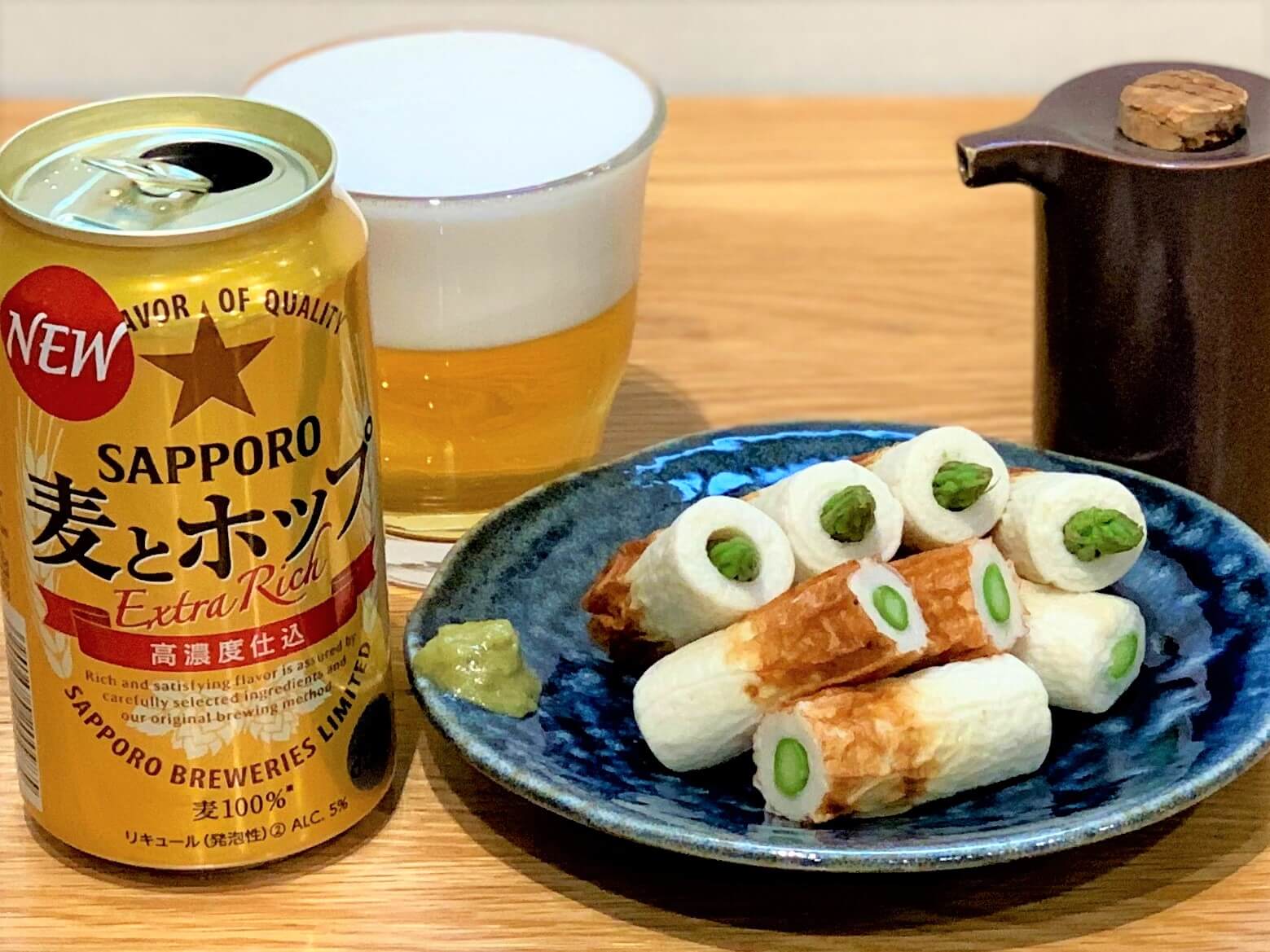 ちくわのアスパラ詰め