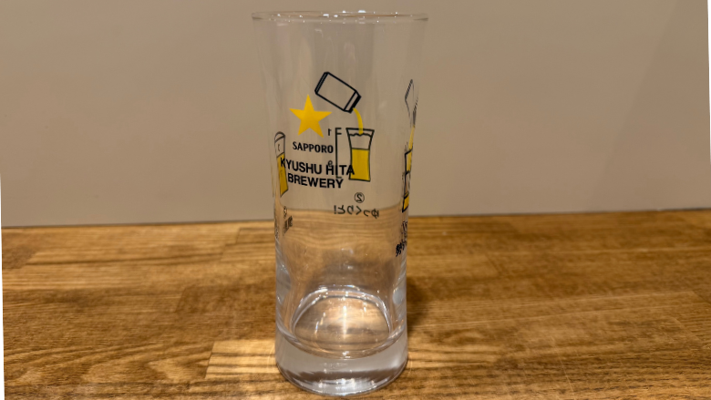 お土産のグラス